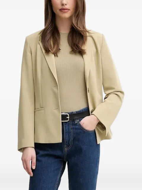 Sisley notched-lapel button blazer