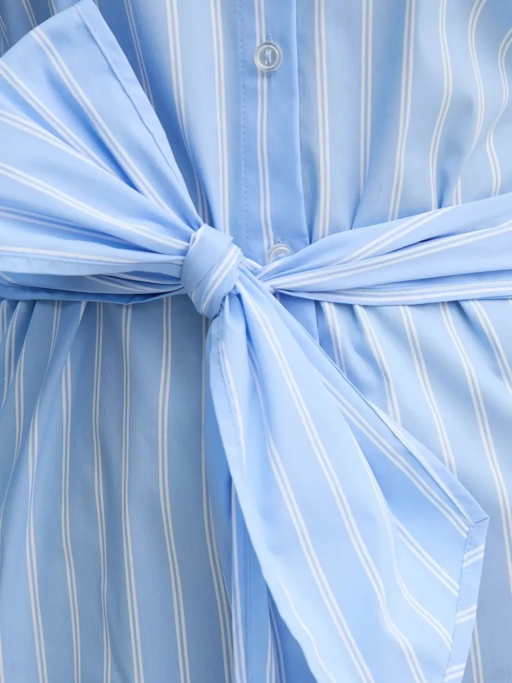 Sisley Blousejurk met ceintuur Blauw