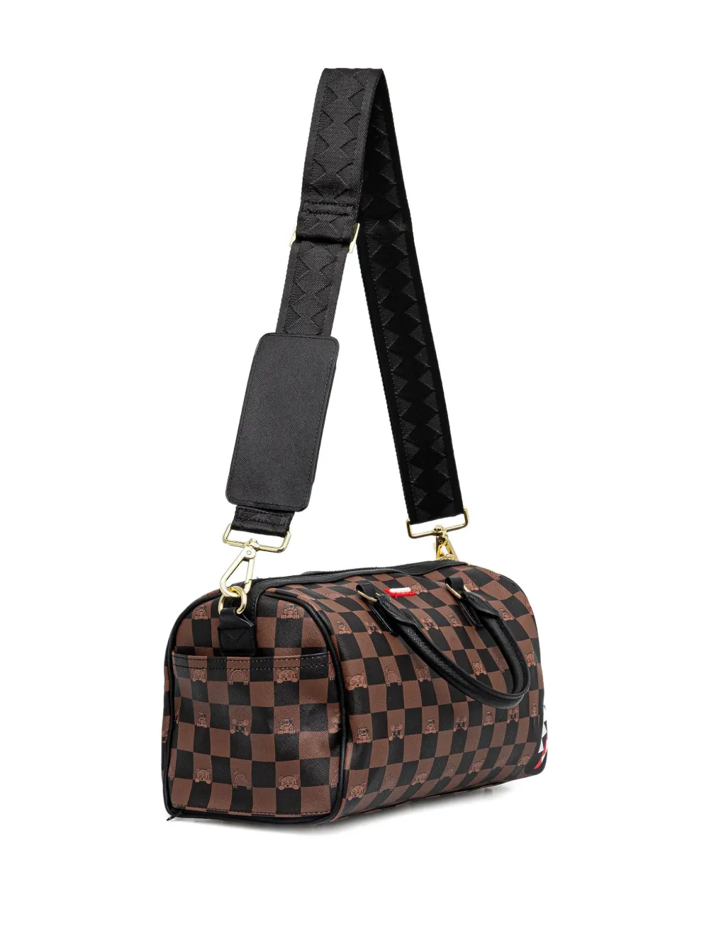 Sprayground small Peeking Character check-pattern duffle bag | Women | Image 2