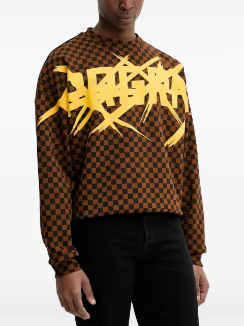 Sprayground check-pattern sweatshirt