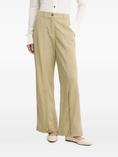 Sisley zip-detail palazzo pants