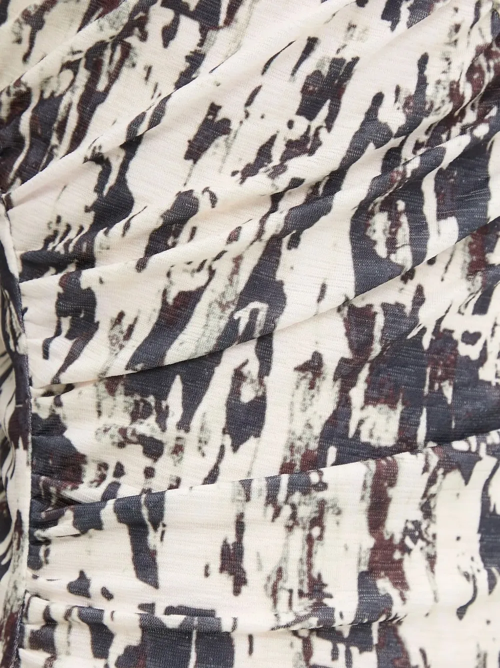 Sisley Midi-jurk met grafische print 67K BEIGE