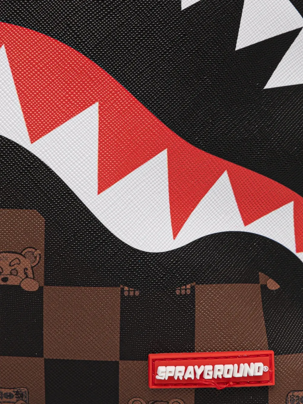 Sprayground The Hideout Savage medium geruite rugzak Bruin