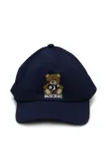 Moschino Kids teddy-print baseball cap - Blue