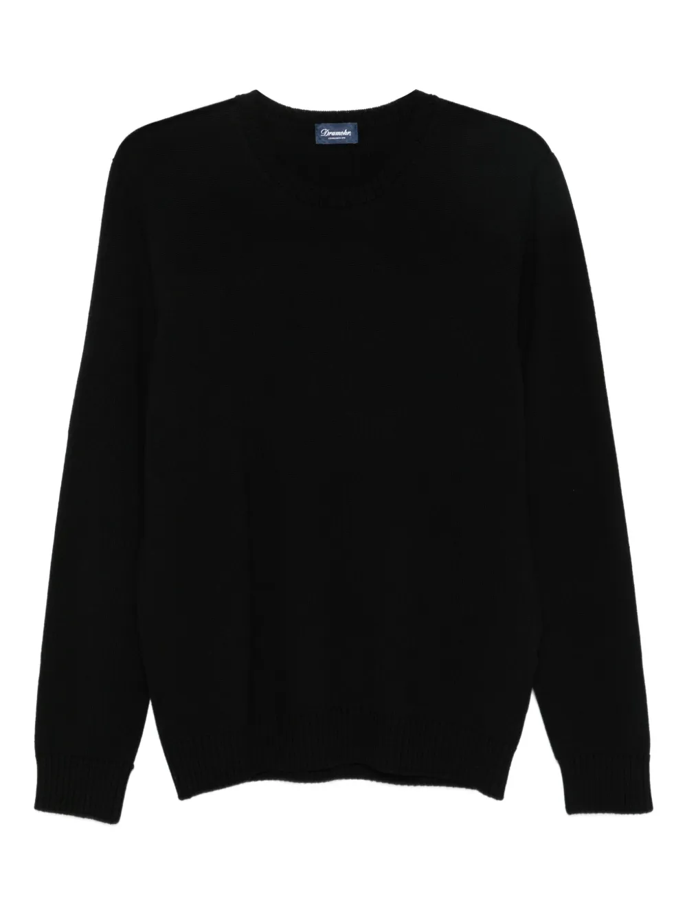 Drumohr Wollen sweater Zwart
