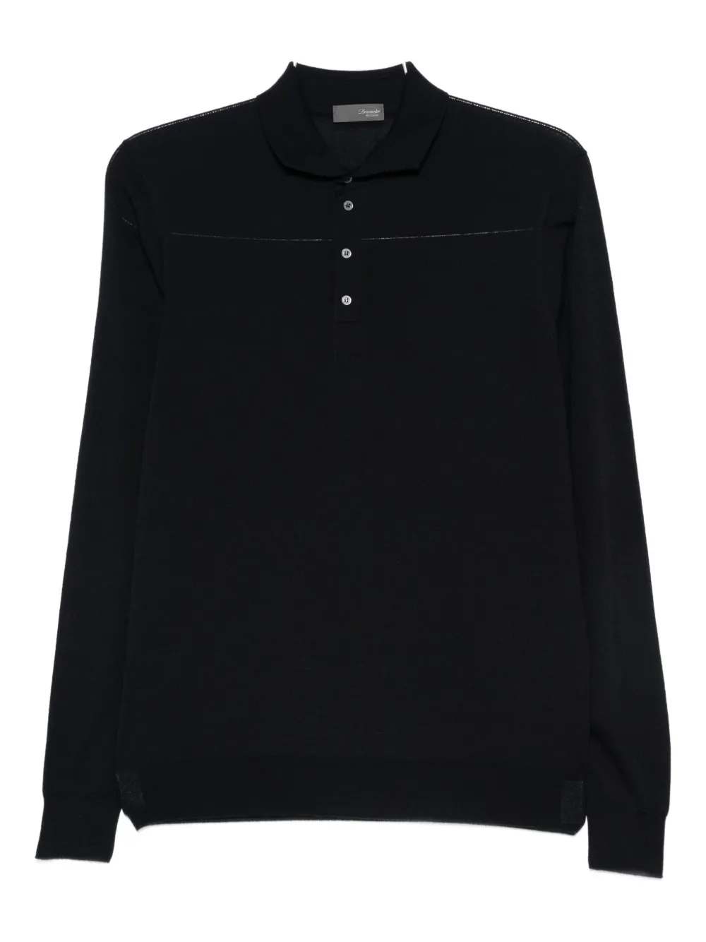 long-sleeve polo shirt
