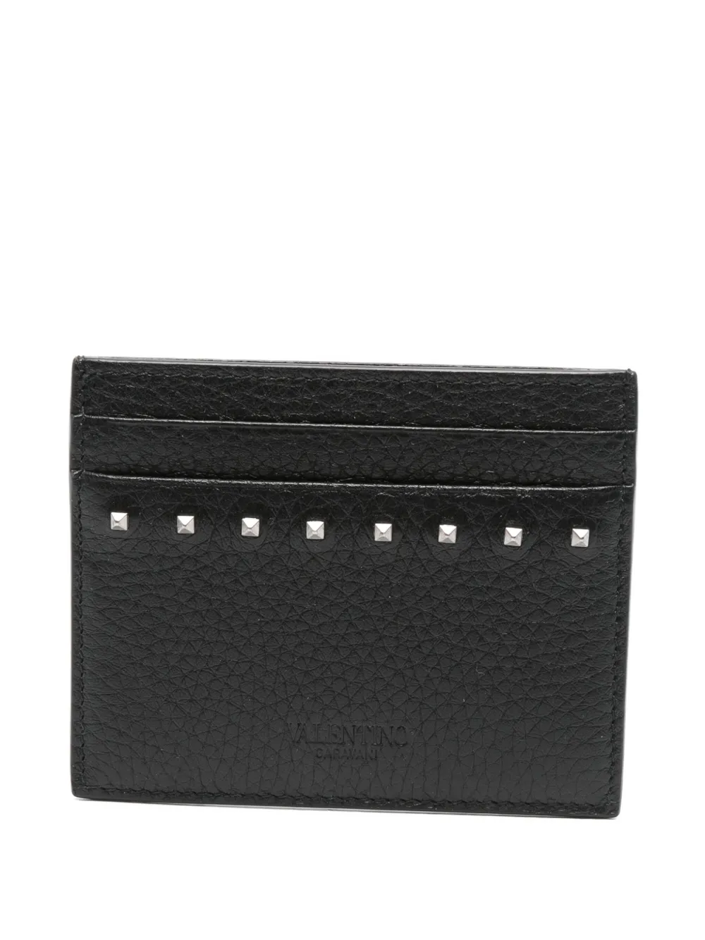 Valentino Garavani Rockstud leather cardholder | Black | Image 1