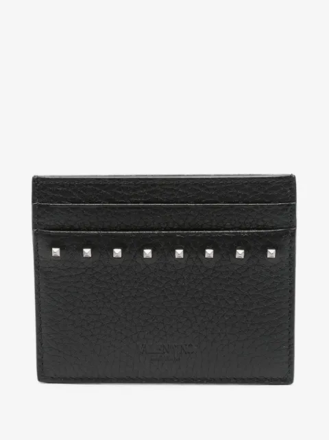 Valentino Garavani Rockstud leather card holder