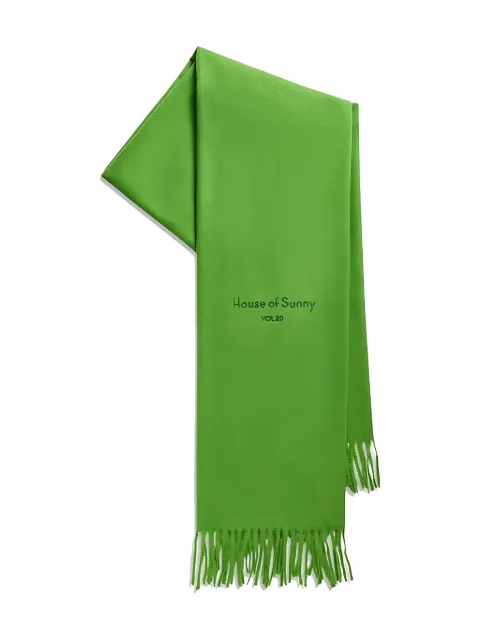 House of Sunny fringed scarf