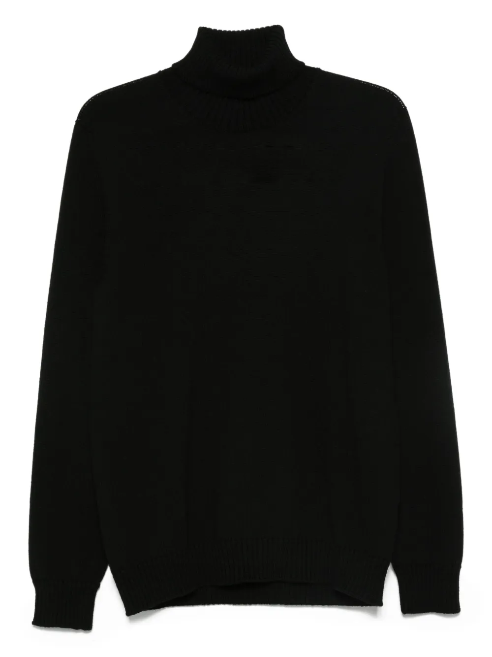 Drumohr turtleneck wool sweater Zwart