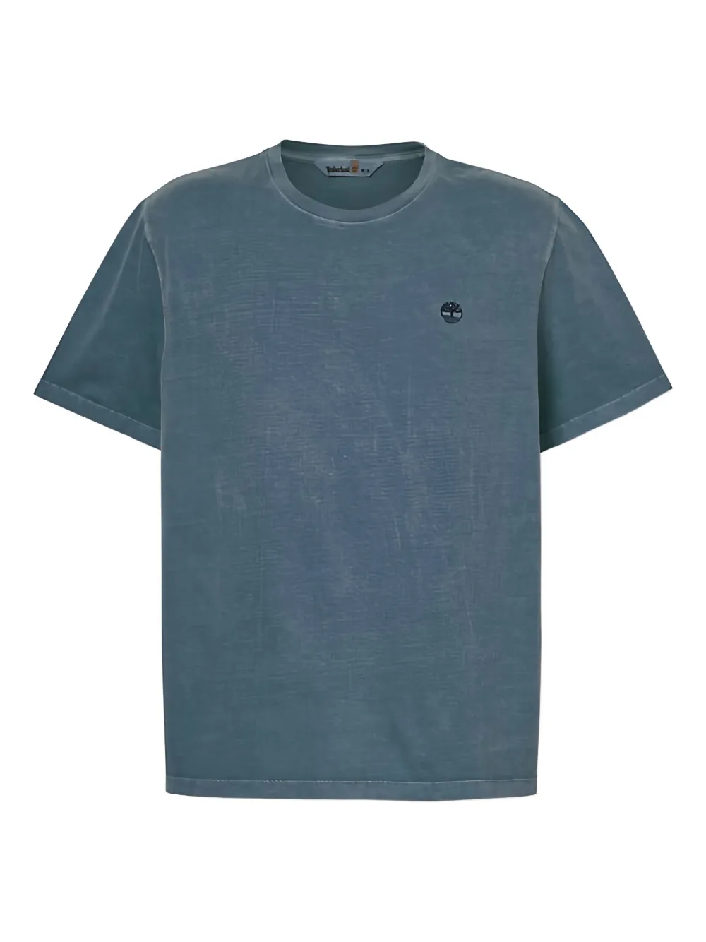 Timberland logo-embroidered crew-neck T-shirt | Blue | Image 1