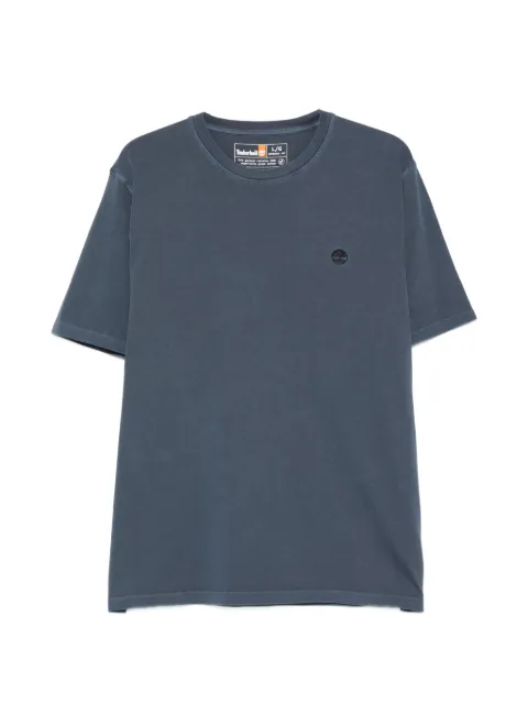 Timberland T-shirt girocollo con logo ricamato