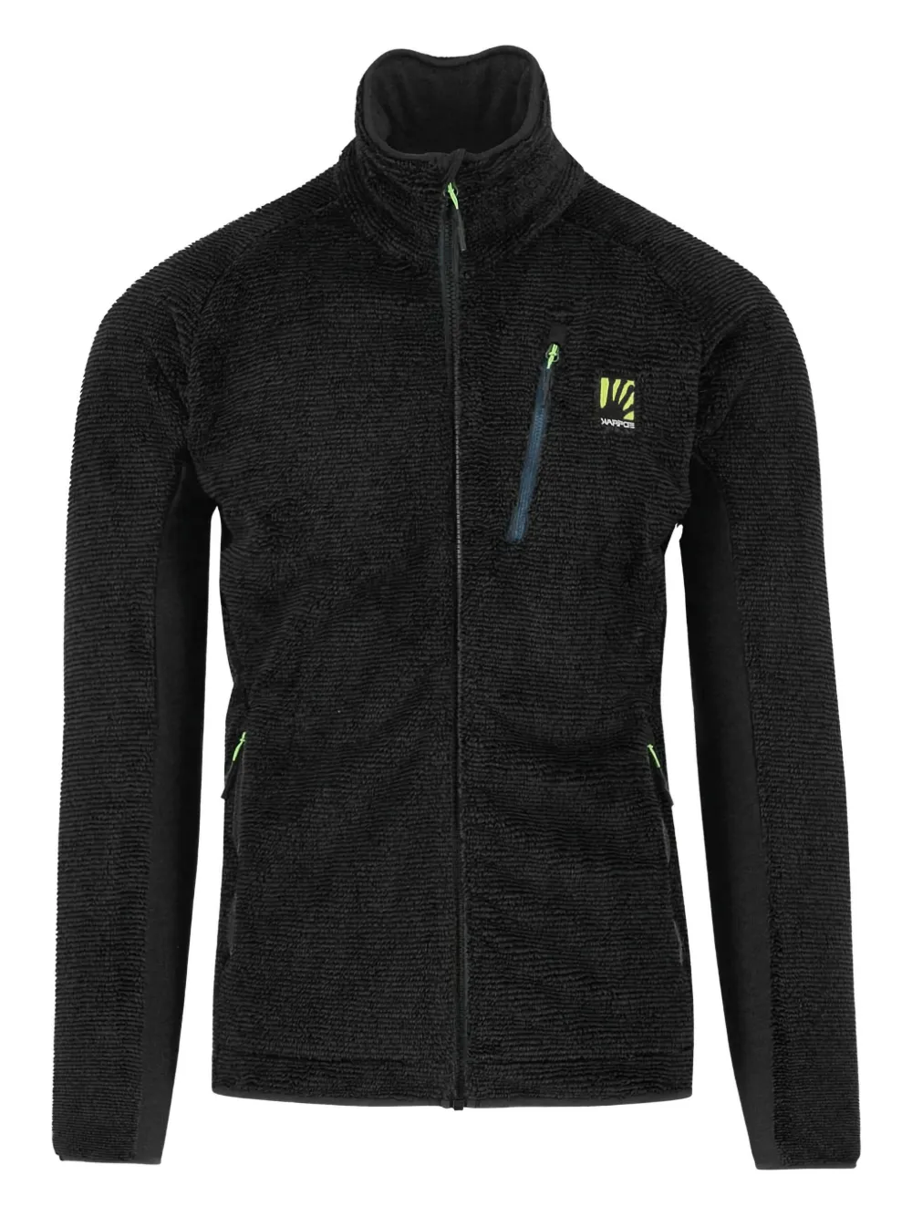 KARPOS textured zip-up sweatshirt - ブラック KARPOS textured zip-up sweatshirt - ブラック