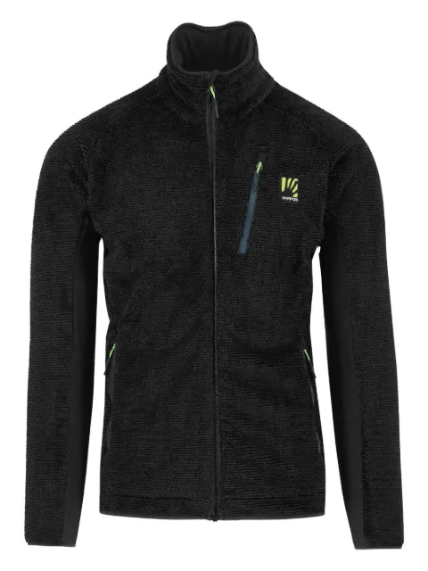 KARPOS textured zip-up sweatshirt
