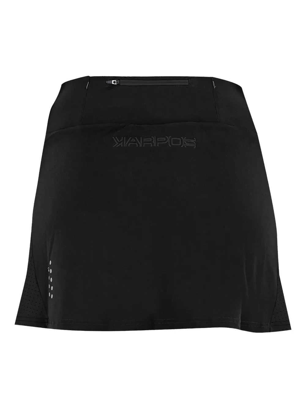 KARPOS Rok met mesh vlakken - Zwart
