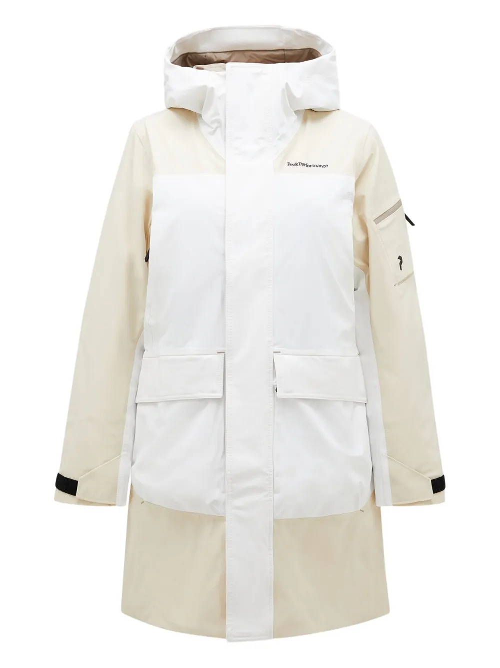 Peak Performance Hooded Parka In White