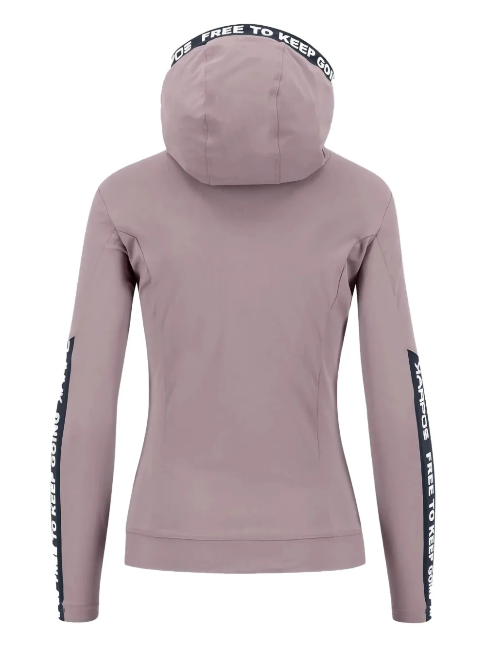 KARPOS Hoodie met rits - Paars