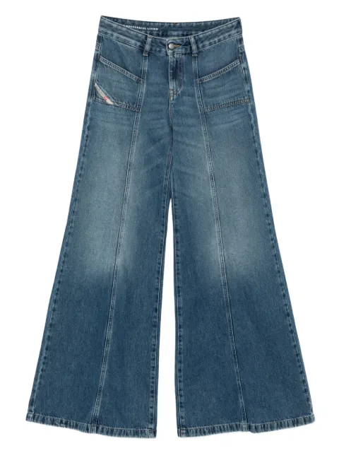 Diesel D-Akii panelled jeans