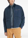Timberland corduroy-collar pocket jacket - Blue