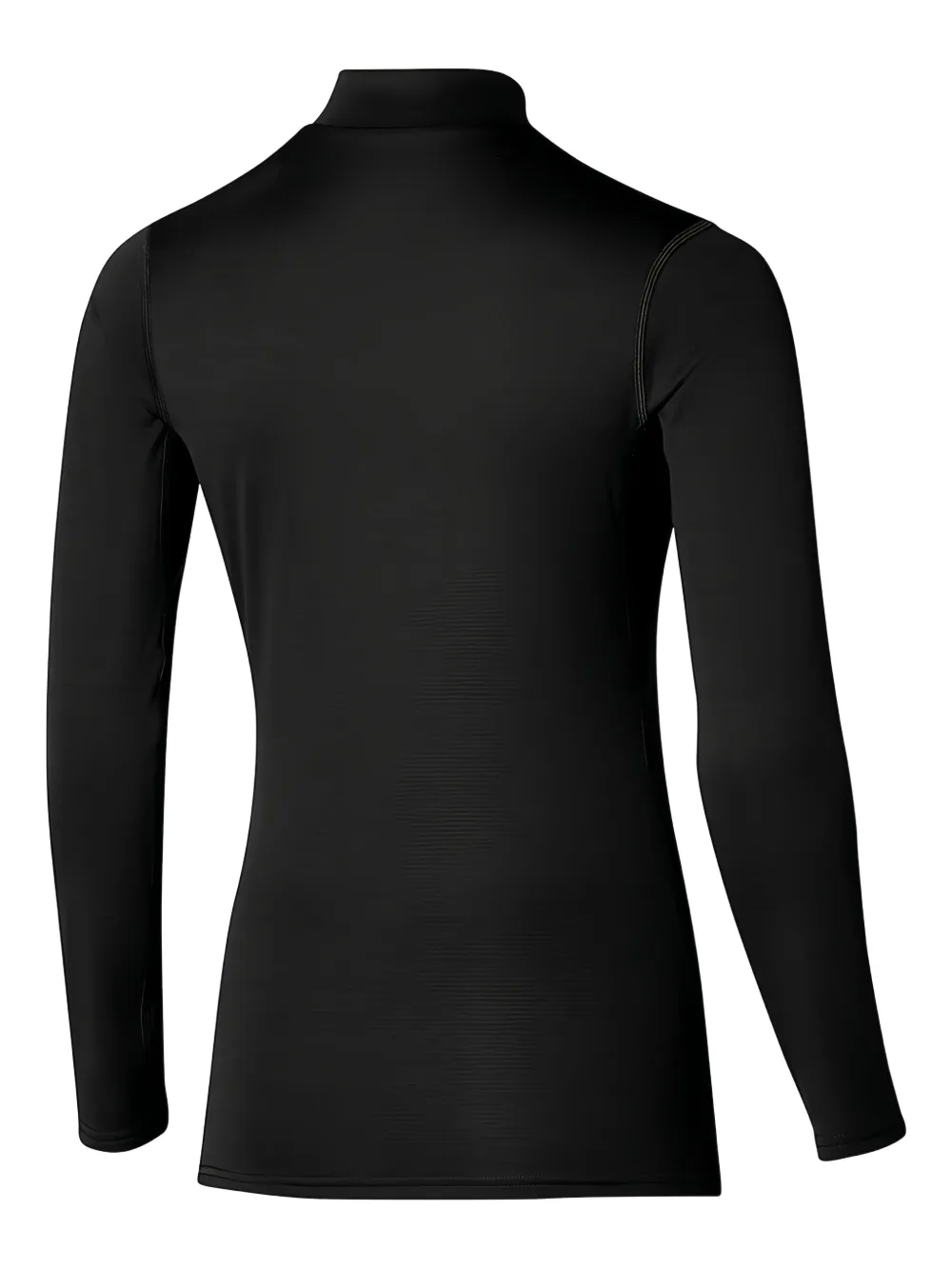 Mizuno high-neck zip-up top - Zwart