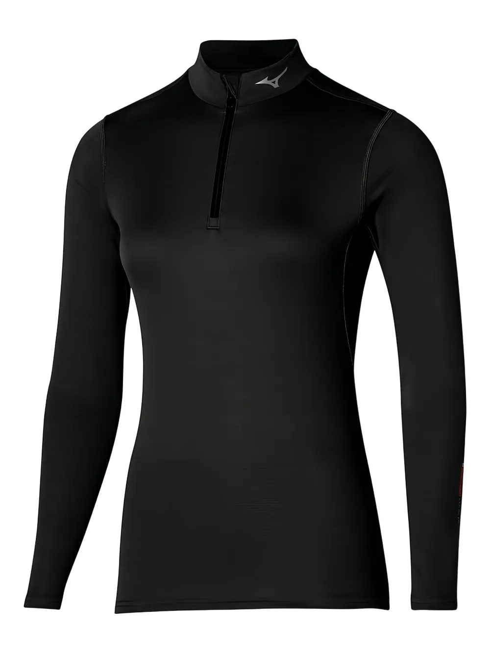 Mizuno High-neck Zip-up Top In Black