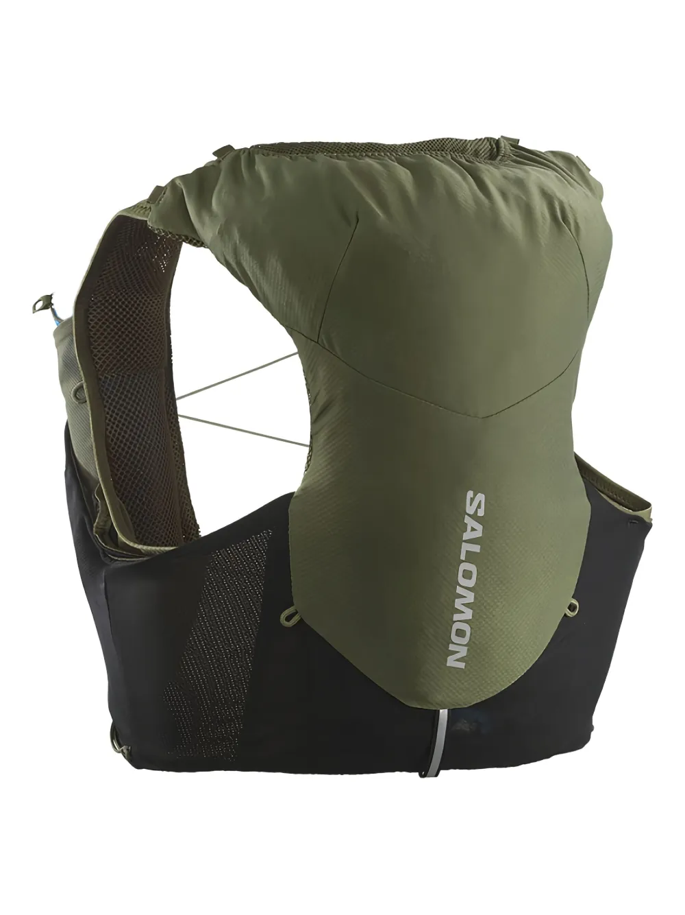 Salomon Adjustable Running Vest In Green