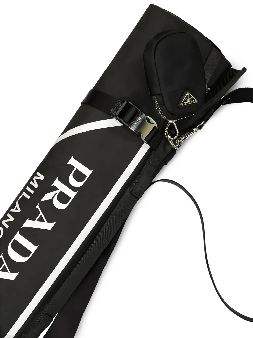 Prada Logo-print Travel Mat In Black