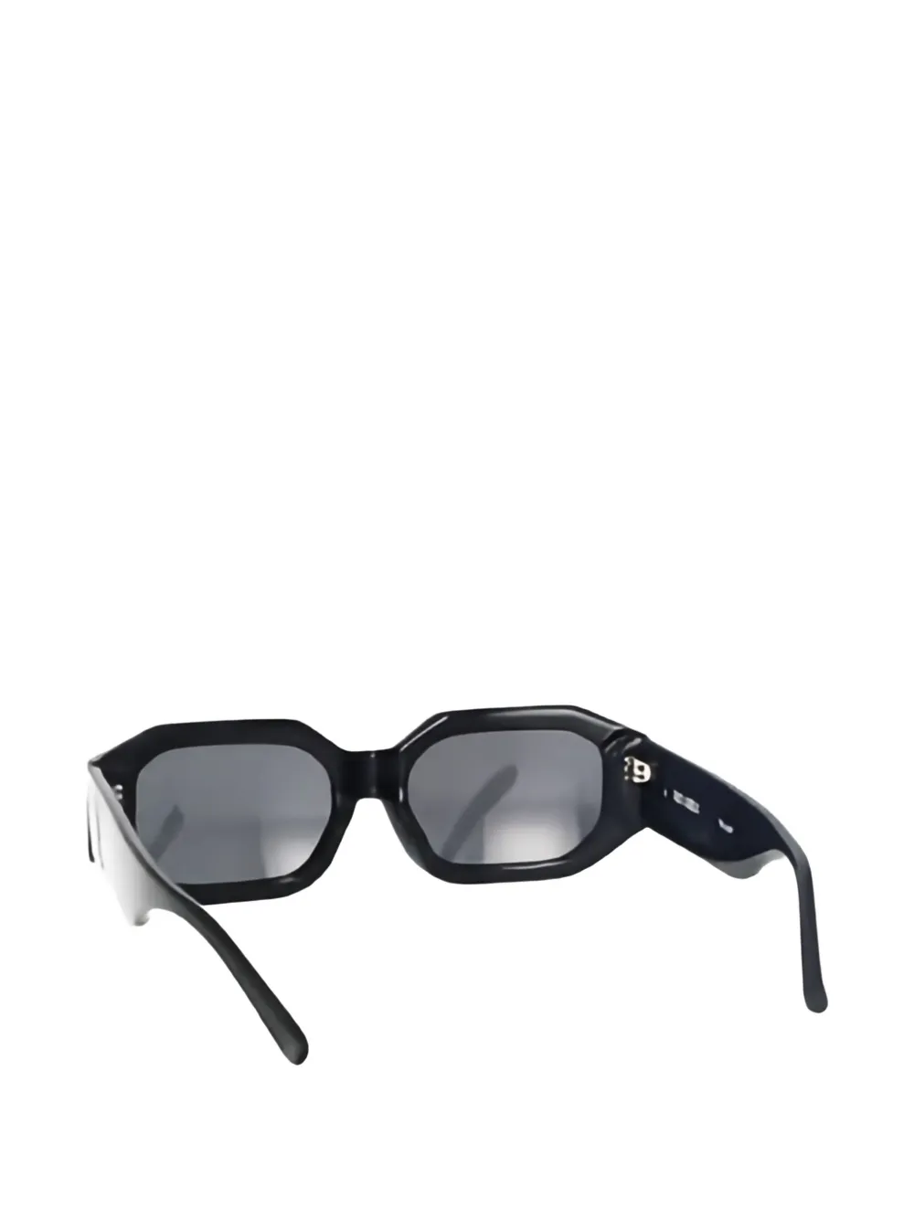 The Attico geometric-frame sunglasses Zwart