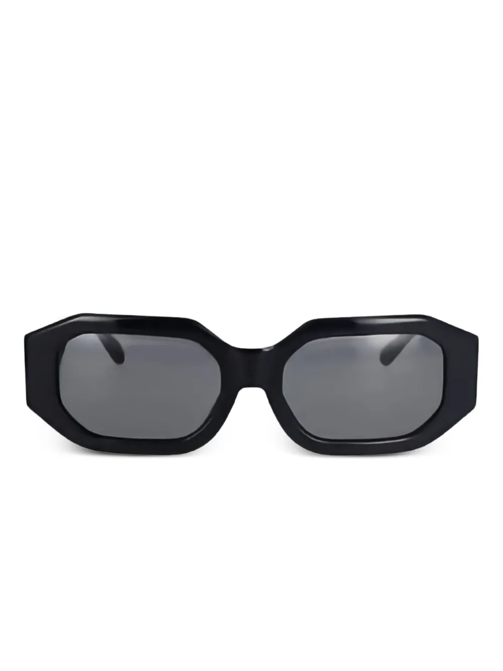 The Attico geometric-frame sunglasses - Zwart