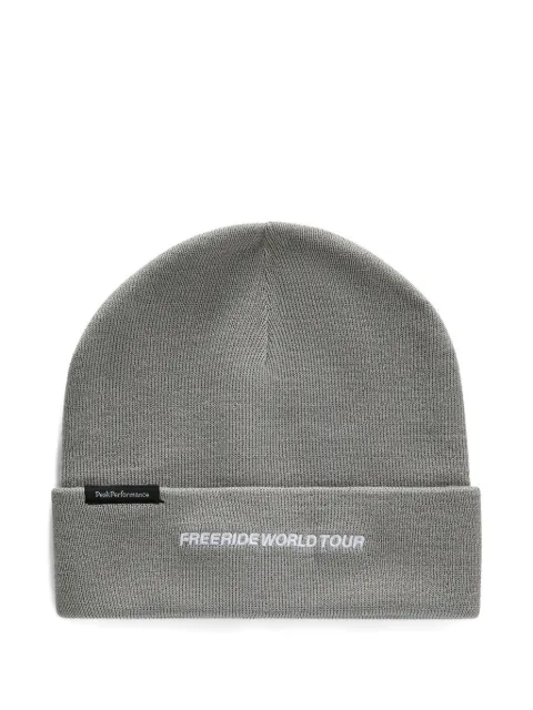 Peak Performance merino wool blend beanie hat