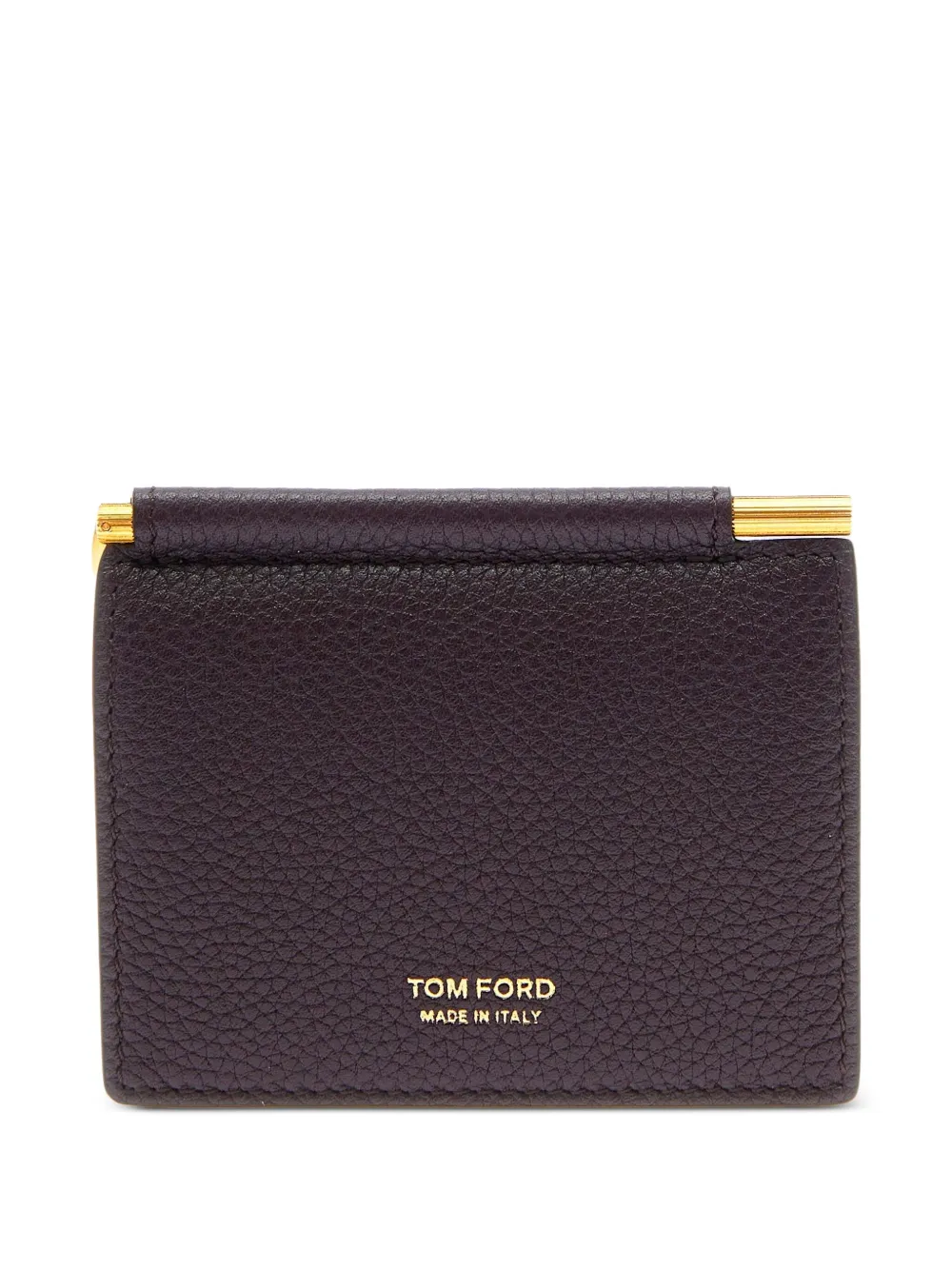 TOM FORD Leren pasjeshouder Paars