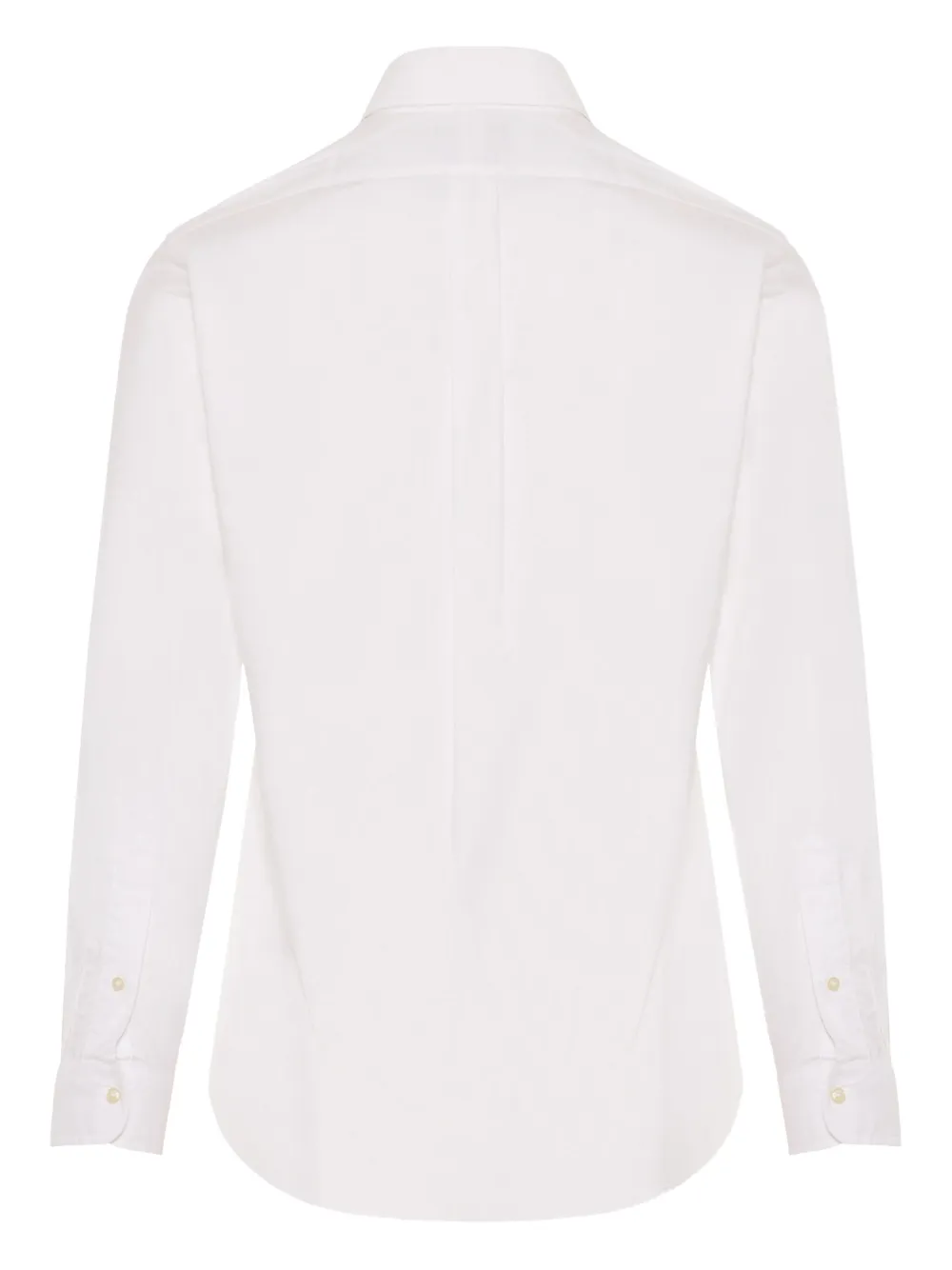 Polo Ralph Lauren long-sleeve logo-embroidered shirt Wit