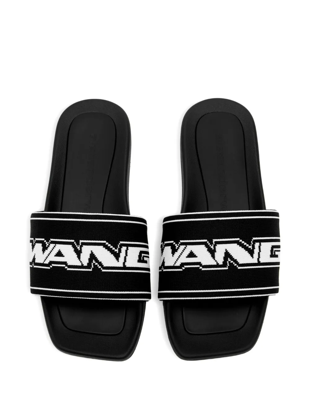 Alexander Wang logo-strap slides | Image 2