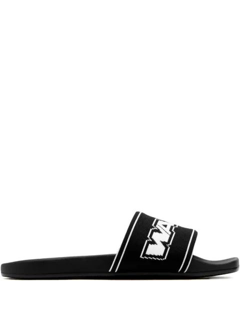 Alexander Wang logo-strap slides