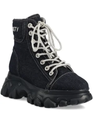 GROUNDS Moopie Weather Chrome Sneakers | Black | FARFETCH