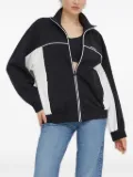 Miss Sixty colour-block zip-up sweatshirt - Black