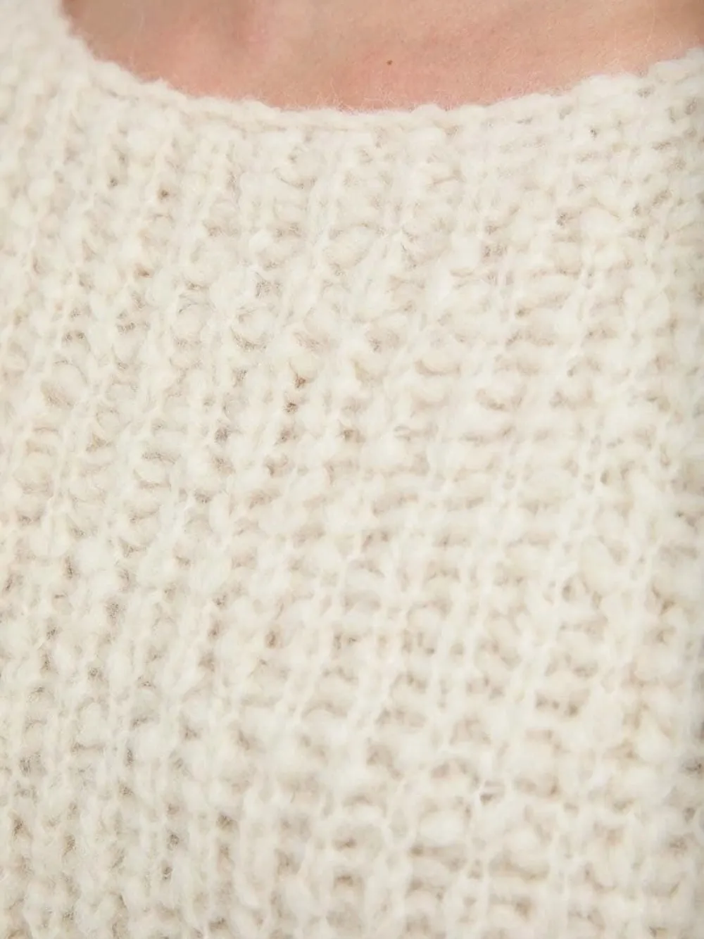 Lovechild Wide-sleeve Wool Sweater In Black