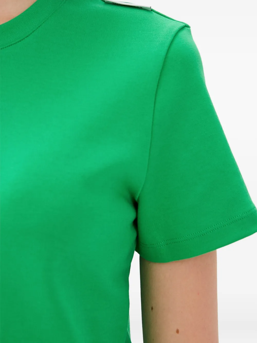Miss Sixty Crew-neck Short-sleeve T-shirt In Green