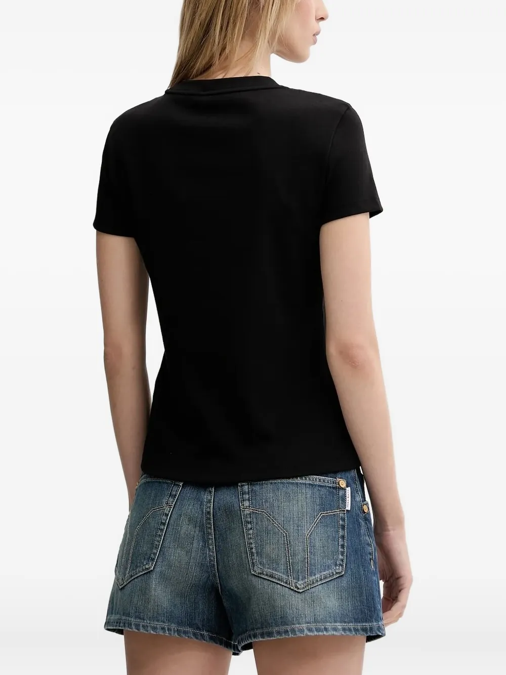 Miss Sixty T-shirt met pailletten Zwart