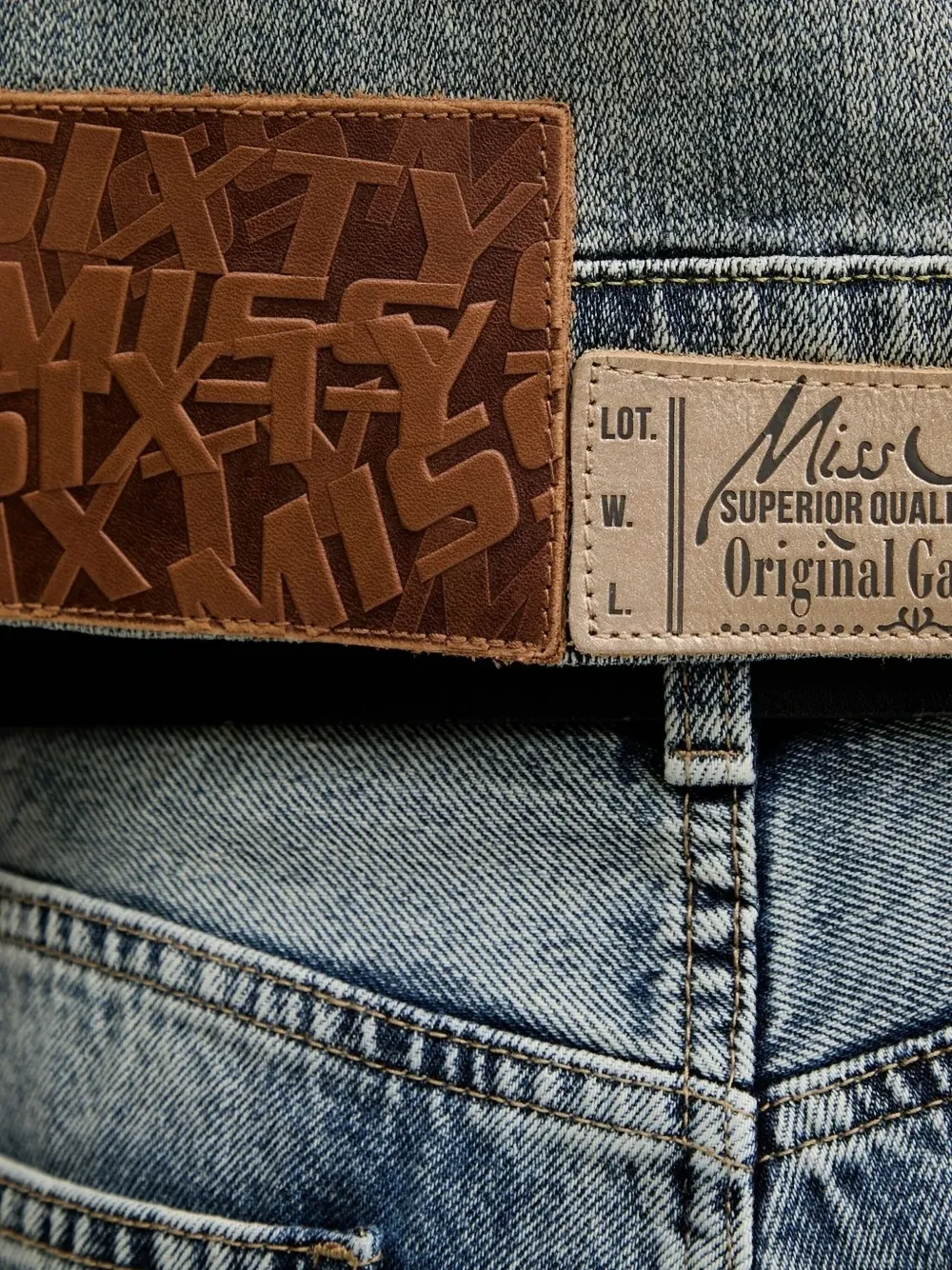 Miss Sixty Denim jack met logopatch Blauw