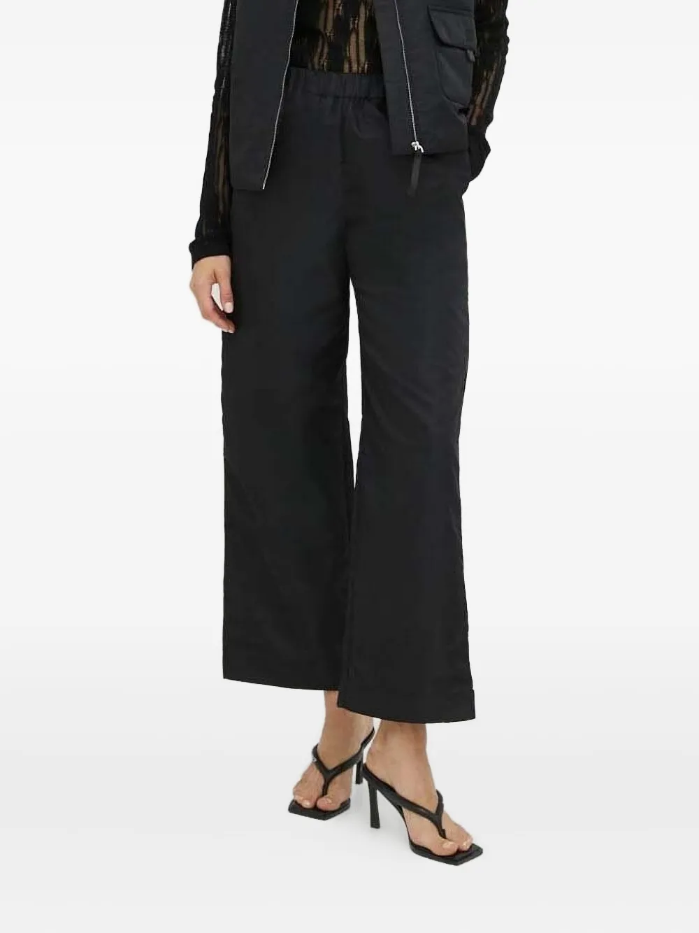 Lovechild Broek met elastische taille Zwart