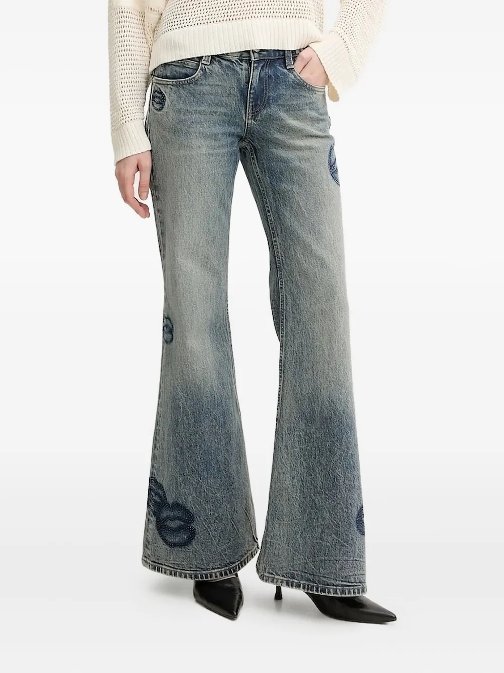 Miss Sixty embellished flare jeans | Blue | Image 1