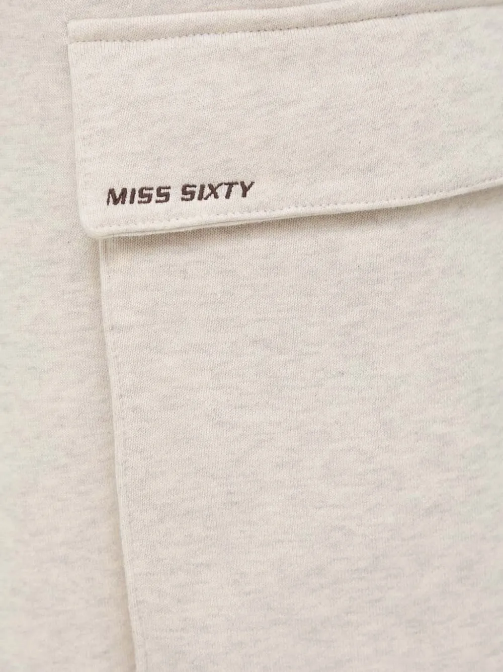 Miss Sixty Joggingbroek met cargo zak Beige