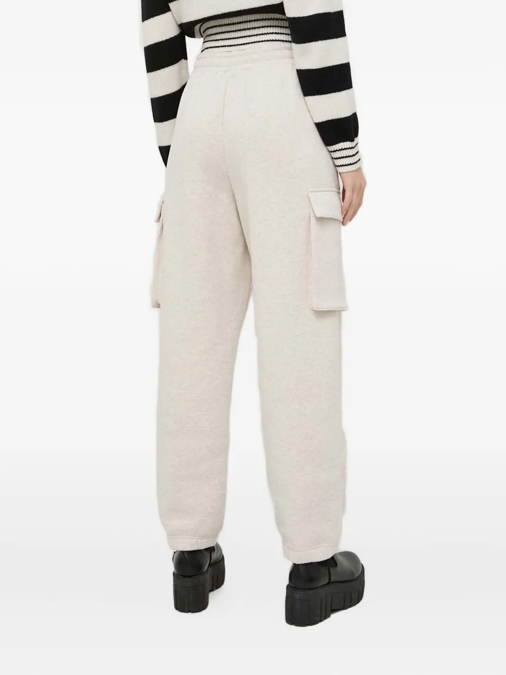 Miss Sixty Joggingbroek met cargo zak - Beige