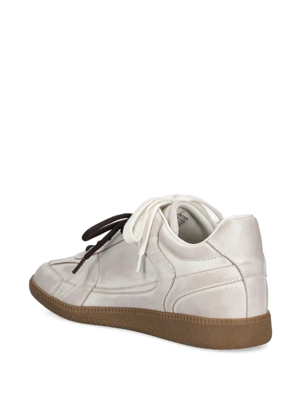 Miss Sixty lace-up Panelled Sneakers Neutrals FARFETCH JO