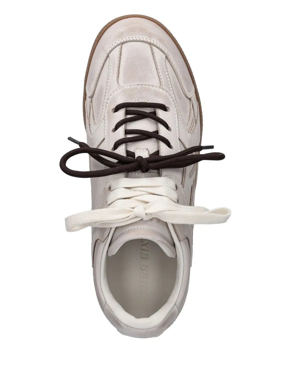 Miss Sixty Sneakers met vlakken - Beige