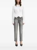 Miss Sixty cinched-waist poplin shirt - White