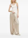 lovechild ribbed scoop-neck top - White