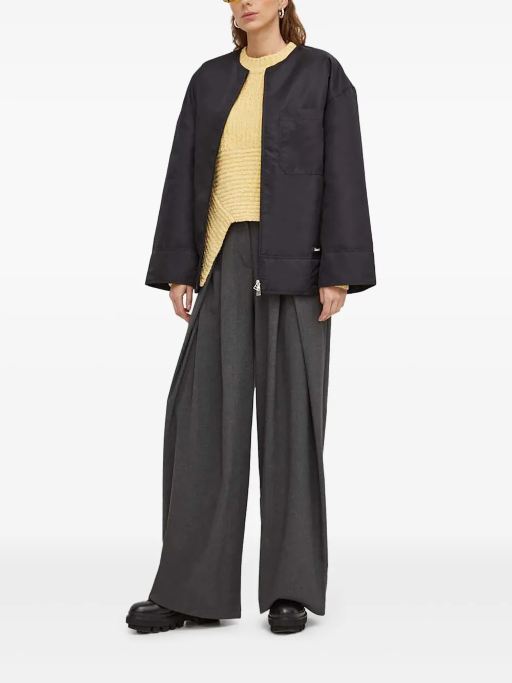Lovechild Asymmetric Sweater In Multi