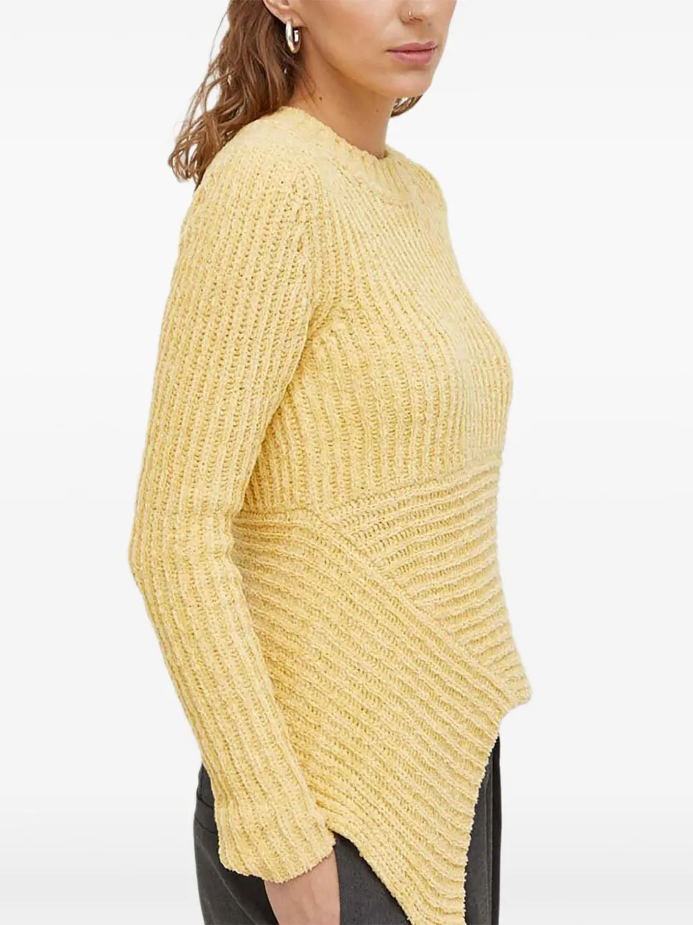 Lovechild Asymmetric Sweater In Multi